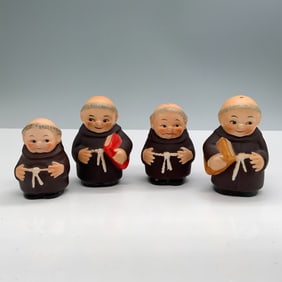 4pc Goebel Friar Tuck Salt & Pepper Shakers