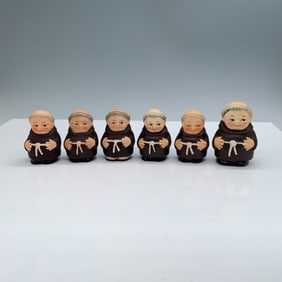 6pc Goebel Friar Tuck Salt & Pepper Shakers