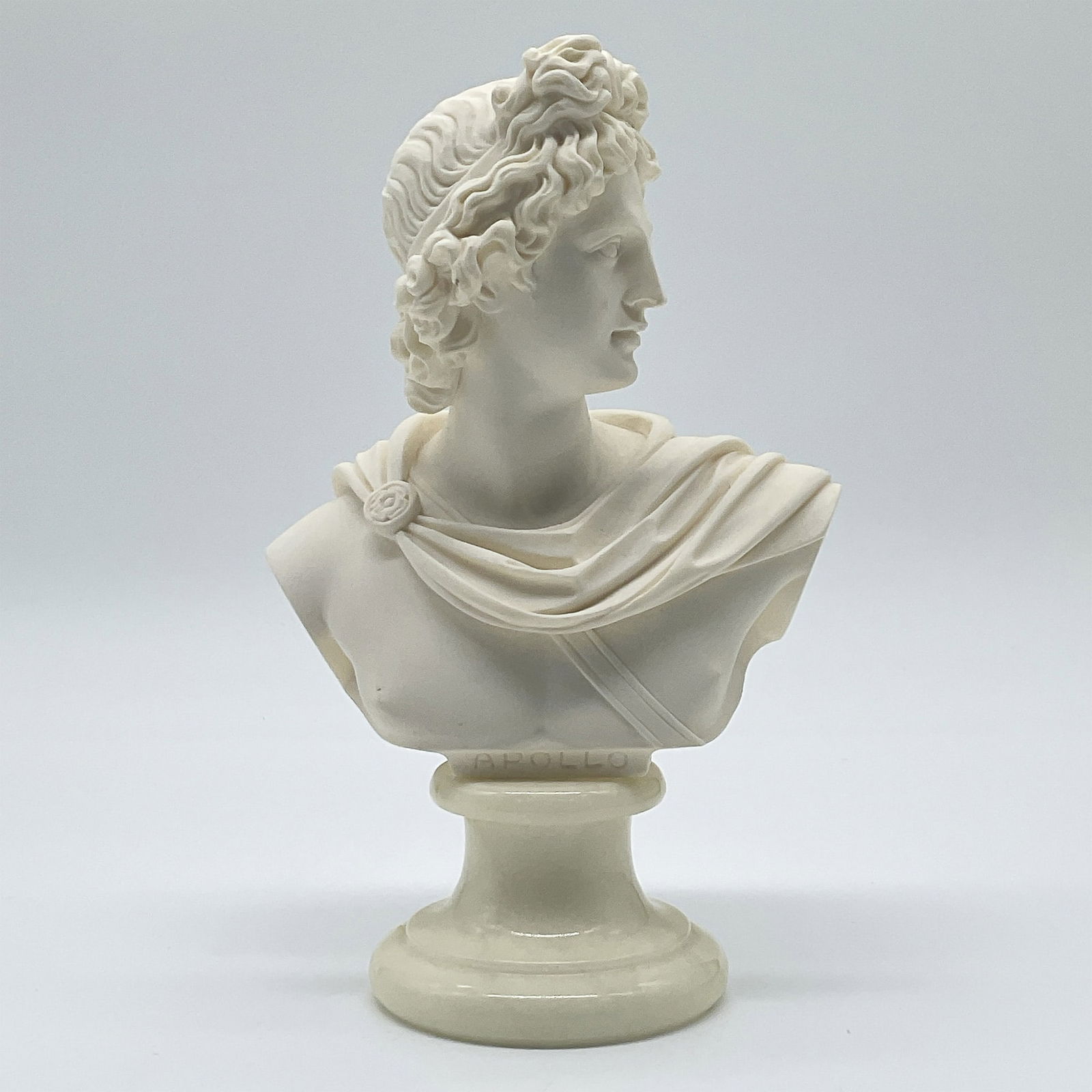 Italian Marble Bust Sculpture, Apollo by A. Giannelli (1 of 4)