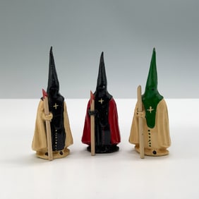 3pc Spanish Capirote Penitents Figurines