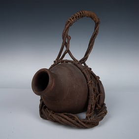 Pottery Jug Basket Garden Sculpture