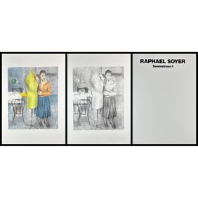 Raphael Soyer (1899-1997) Signed Seamstress Lithographs (2)