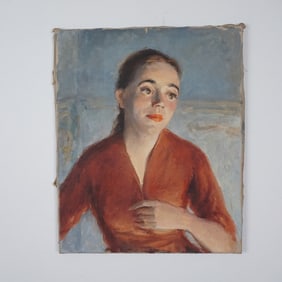 Painting by Annette Krauss Rose, Portrait of a Woman