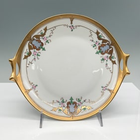 Hutschenreuther Selb Bavaria Pickard Gilt Handled Cake Plate