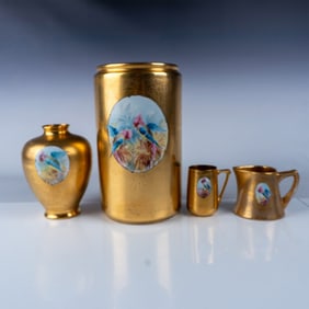 Jul. H. Brauer and B & Co. Porcelain Gilded Set