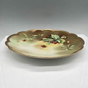 Limoges Porcelain Hand-Painted Charger Plate