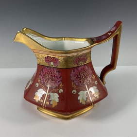 Pickard T&V Limoges French Chrysanthemum Design Jug