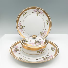 2pc Pickard and Hutschenreuther Hand-Painted Porcelain Set
