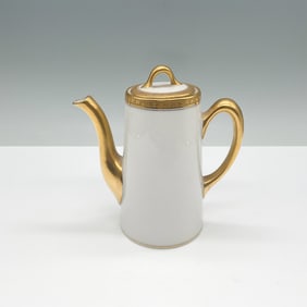Union Ceramique Limoges Gilt Trimmed Porcelain Teapot