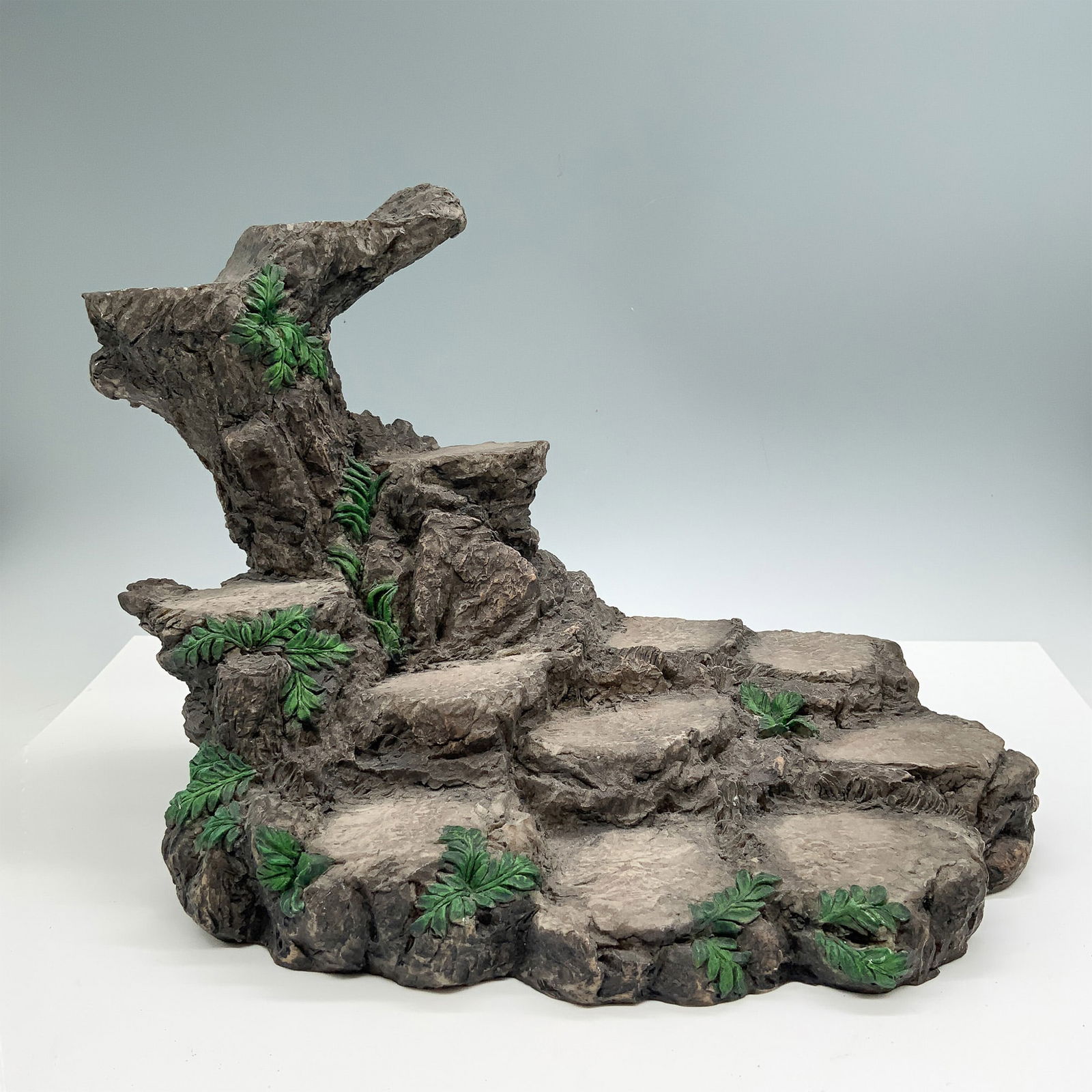 Harmony Kingdom Pot Bellys Owl Figurine Display Tree Stand: Presenting a Harmony Kingdom Pot Bellys Display Tree Stand, specifically designed to showcase owl figurines from the esteemed Pot Bellys collection. This intricately crafted stand features a tree-like