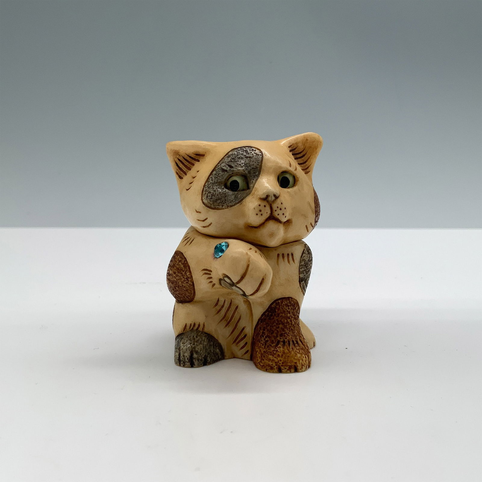 Pot Bellys Figure Box, Aqua, 2002 (1 of 5)