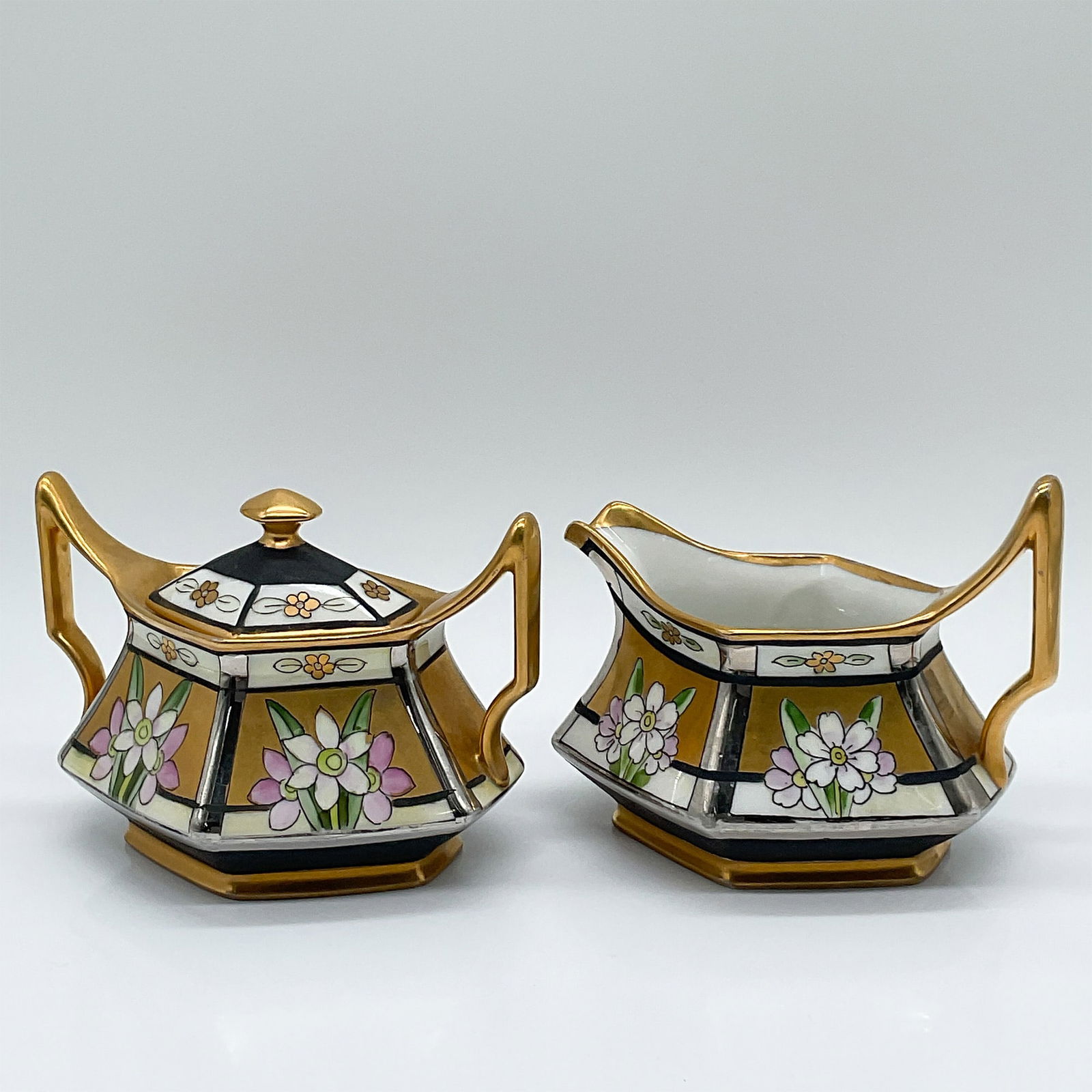 Pickard China Creamer and Sugar Set (1 of 3)