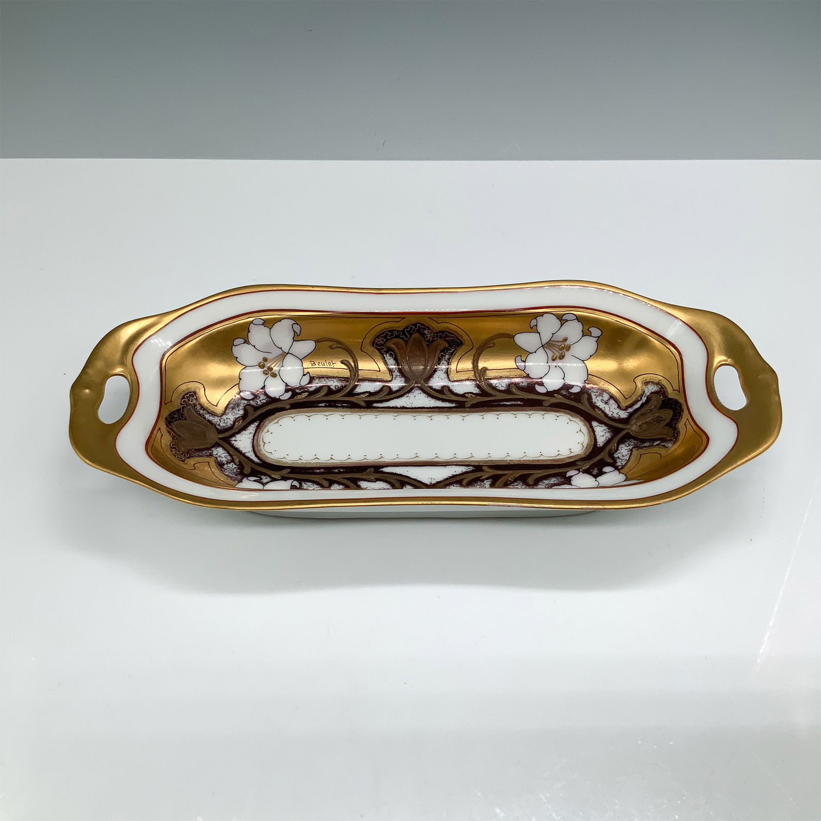 Pickard China Porcelain Tray, Gilded Floral Design (1 of 3)