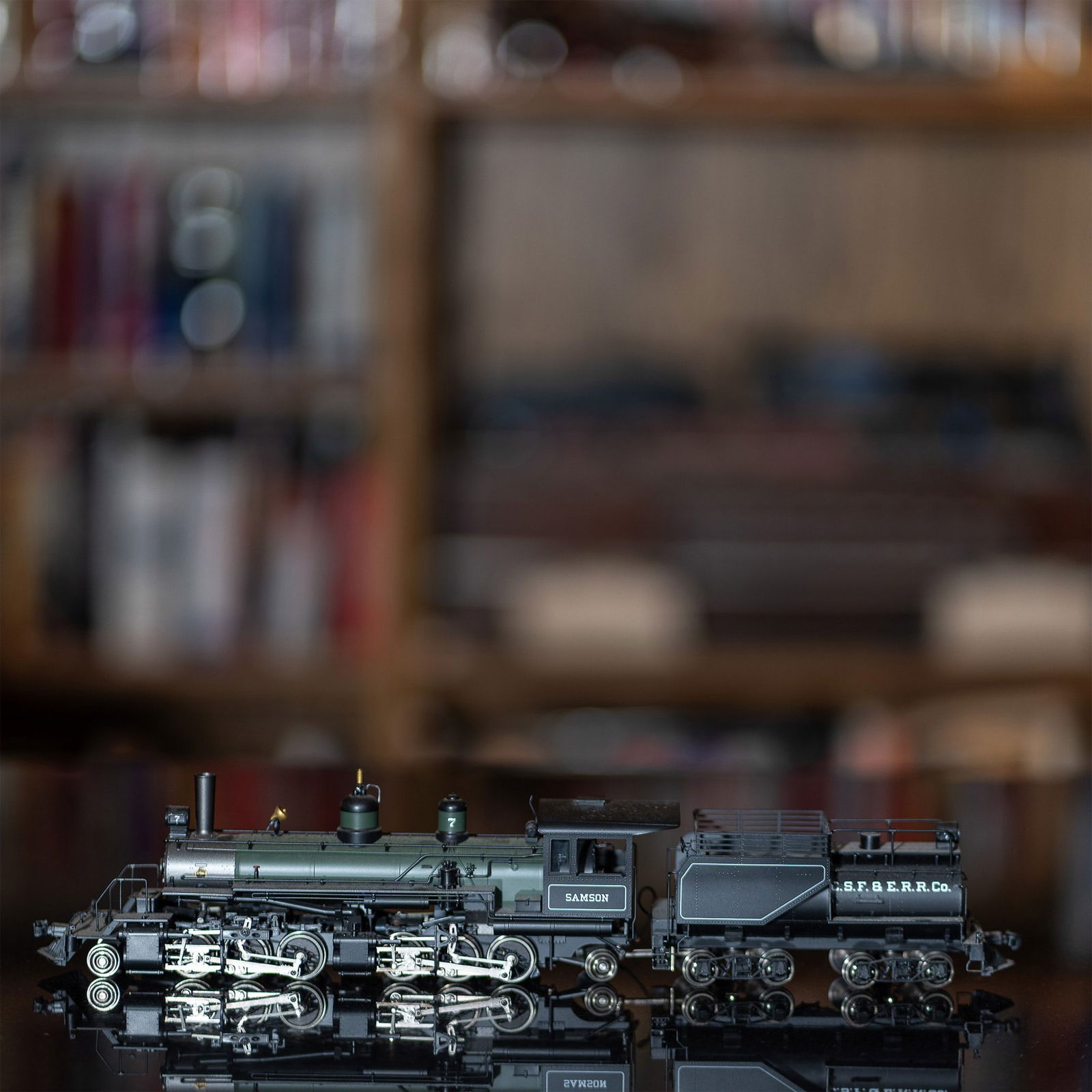 Sunset Models Samson Locomotive and Tender Green Boiler (1 of 10)