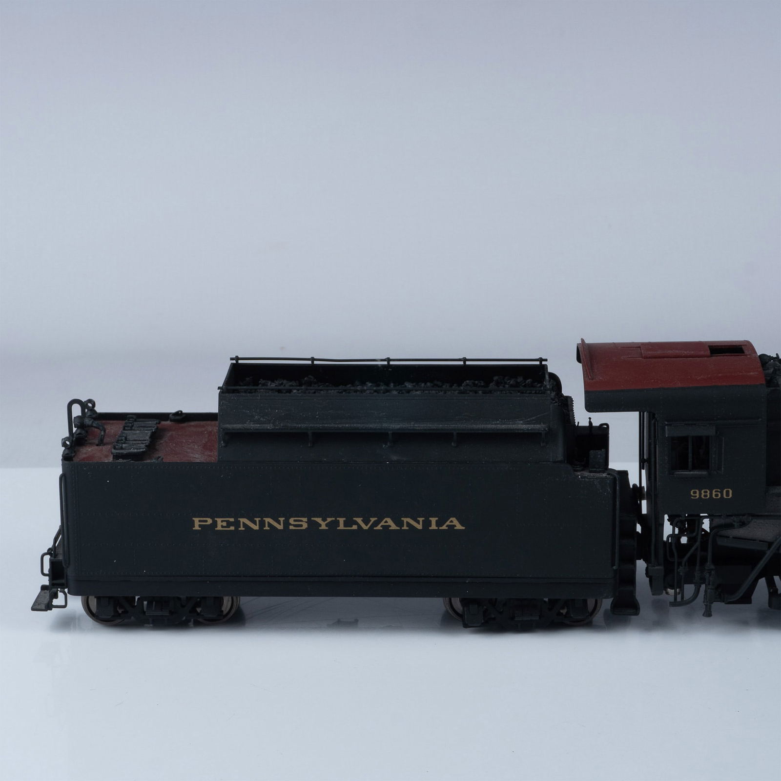 2pc Sunset Models Brass Pennsylvania Locomotive & Tender (1 of 8)