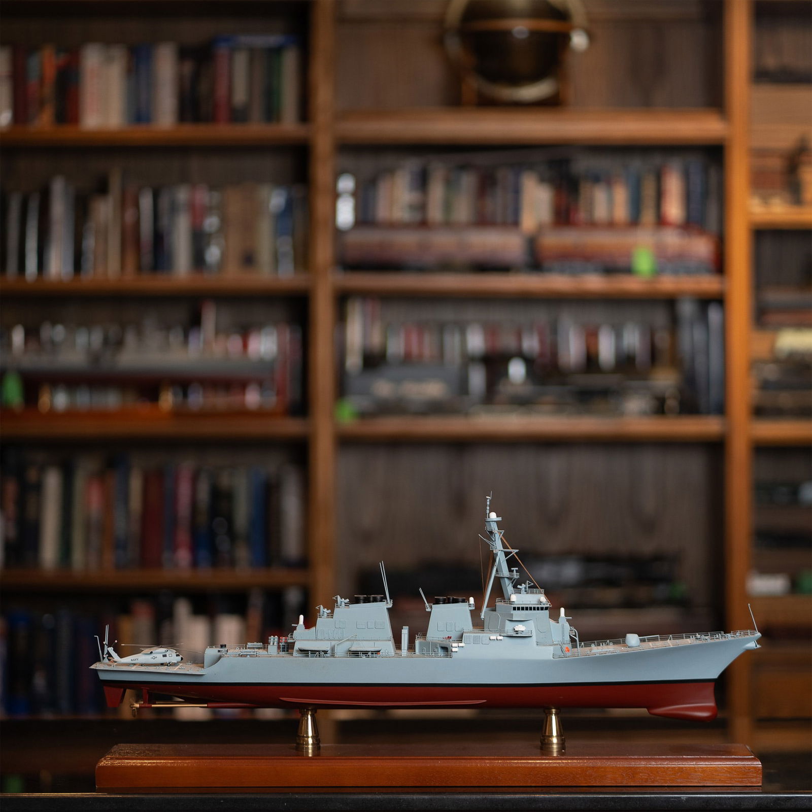Model of Arleigh Burke-Class Guided Missile Destroyer (1 of 7)