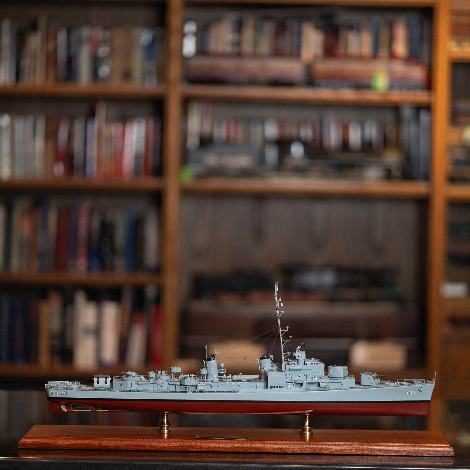 Model of USS Joseph P. Kennedy Jr. Gearing-Class Destroyer (1 of 8)