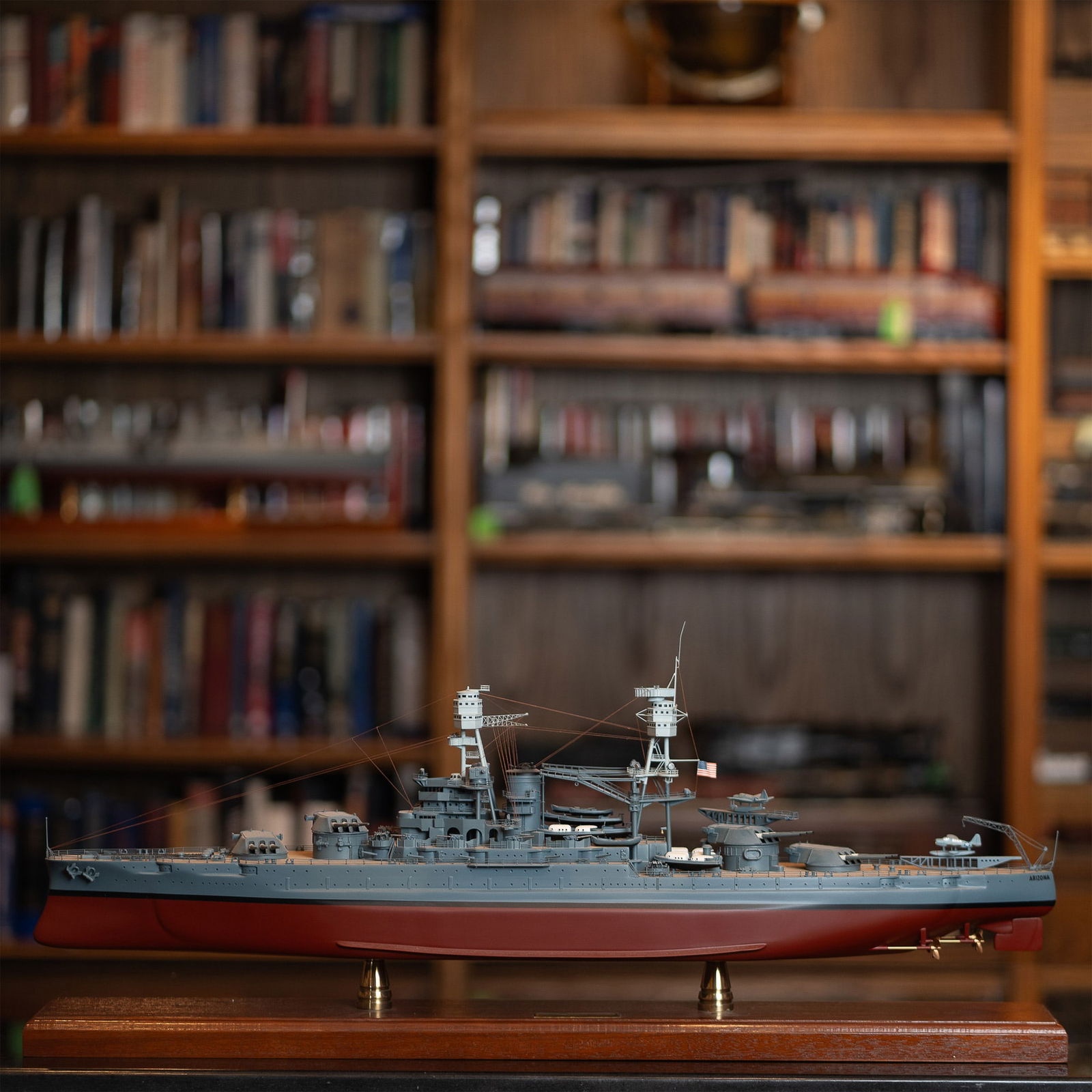 Museum-Quality Scale Model of USS Arizona (BB-39) (1 of 8)