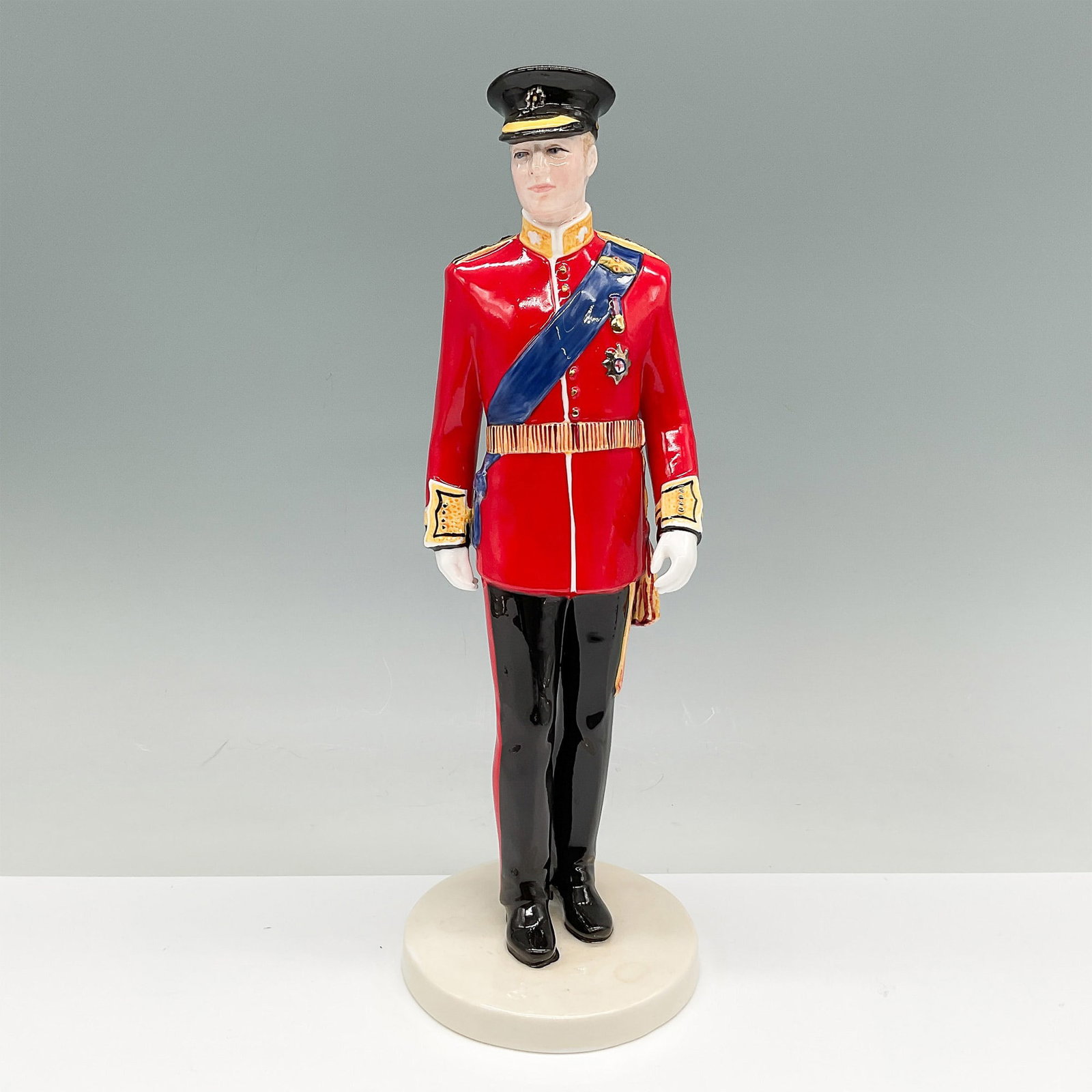 The Figurine Collective, Prince William Duke of Cambridge: Limited-edition fine bone china figurine of Prince William, Duke of Cambridge, designed by John Bromley for The Figurine Collective. This piece commemorates the royal wedding of Prince William and Cat