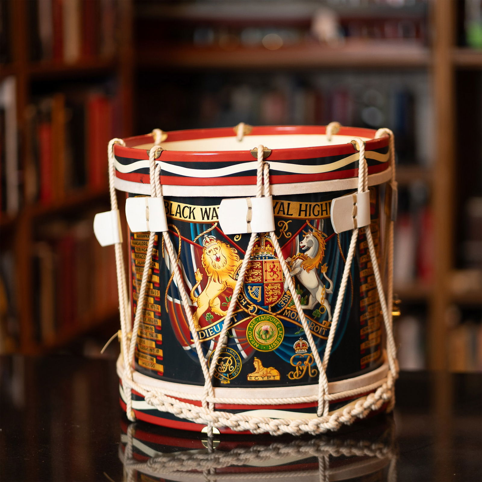 Hand-Painted Military Snare Drum Coldstream Guards (1 of 6)
