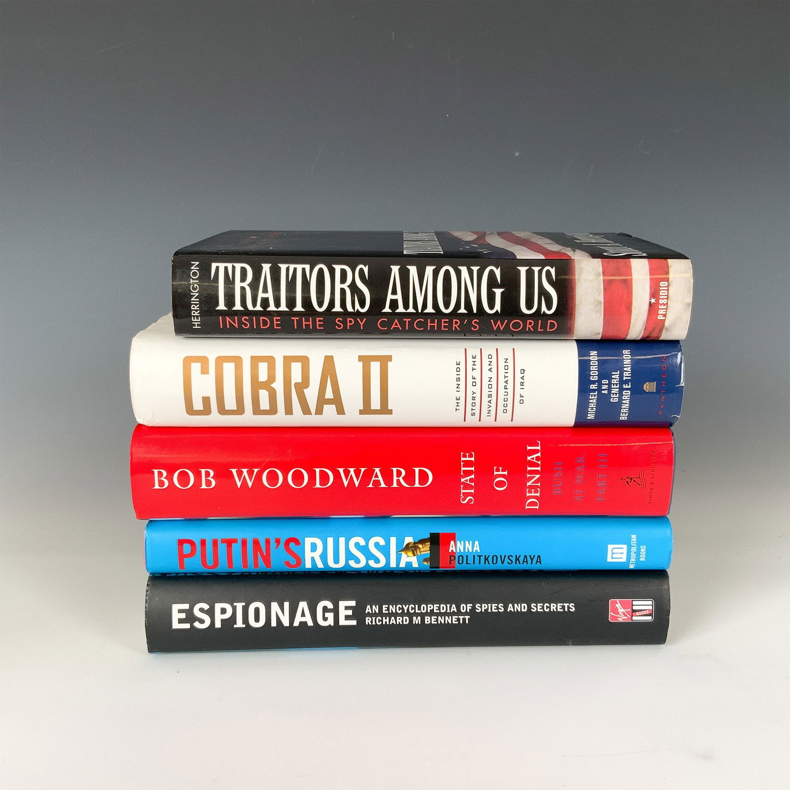 5pc Intelligence, Espionage, & Geopolitical Conflicts Books (1 of 4)
