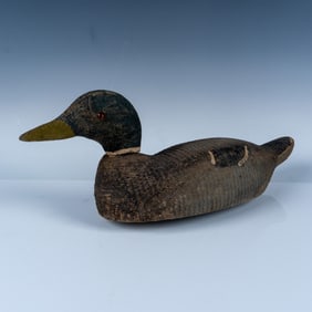 Vintage Wooden Mallard Duck Decoy