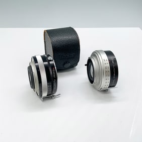 Vivitar Camera Lens Set, 3pc 2X-3 and 2X-5 Tele Converters