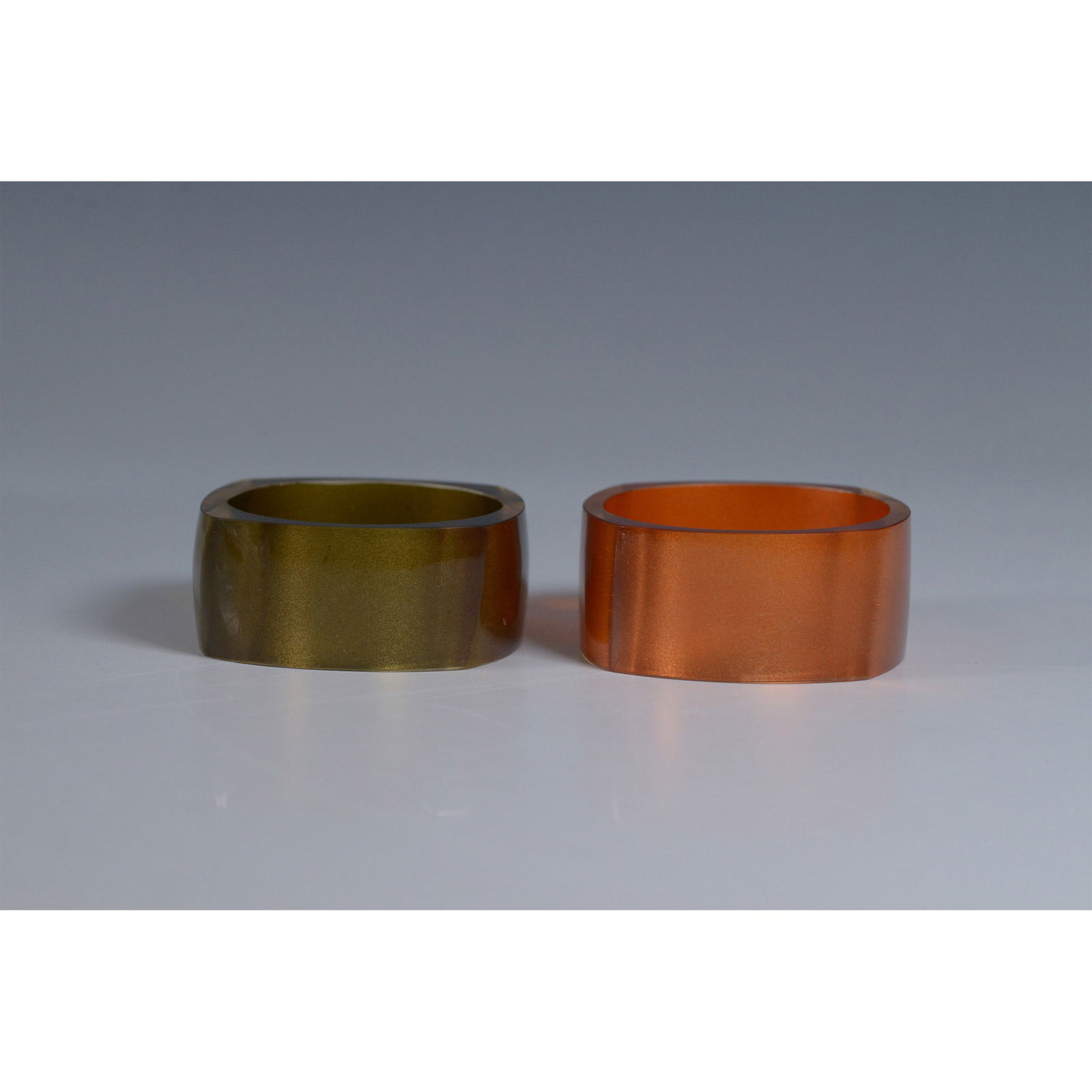 Pair of Vintage Lucite Bangles (1 of 3)