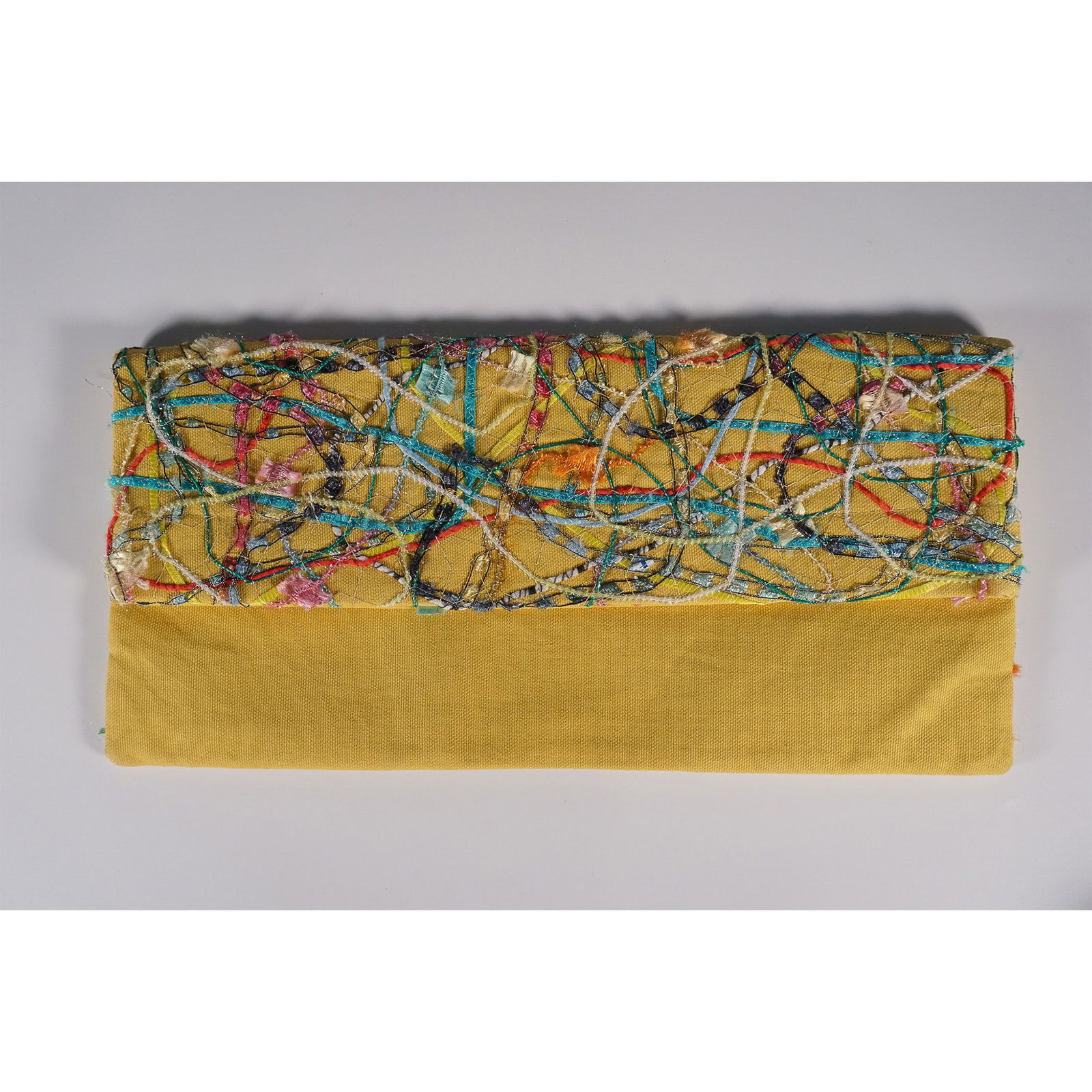 Nephele Art Handmade Textile Clutch Bag (1 of 5)
