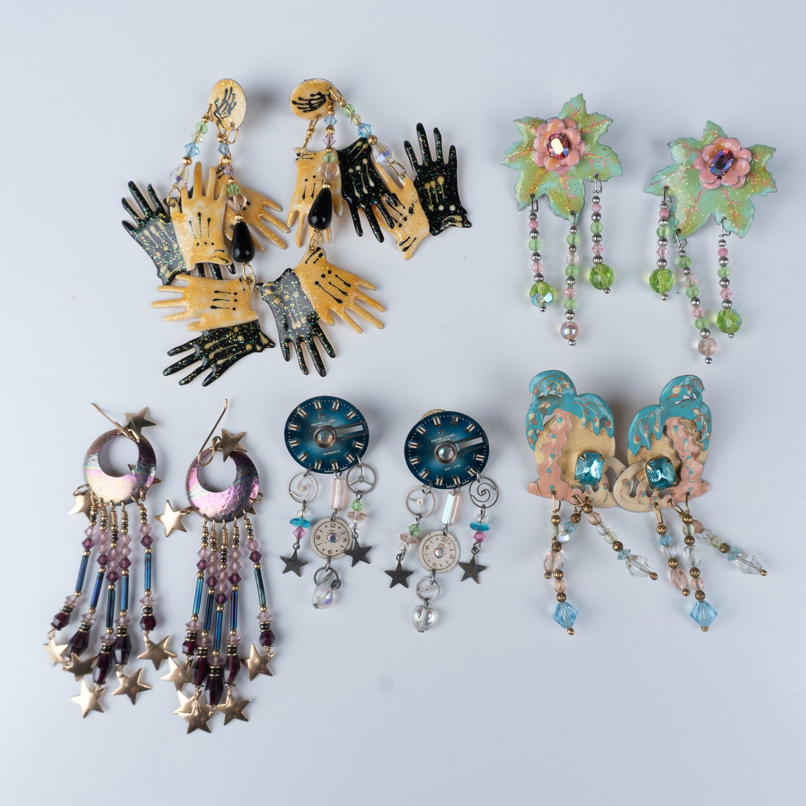 5pc Vintage Earrings Set, Lunch at the Ritz & More (1 of 4)