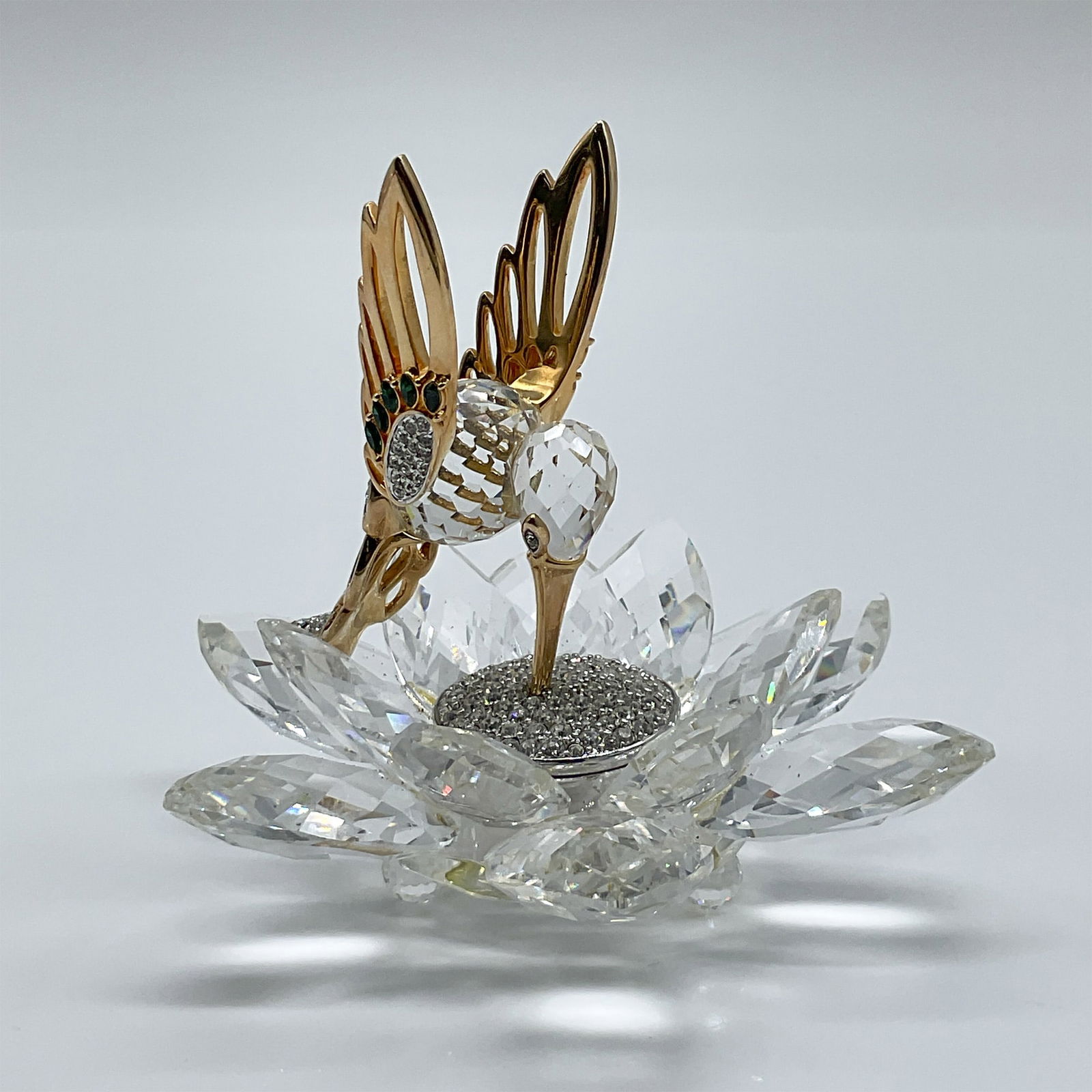 Swarovski "In Flight" Hummingbird Gold Figurine (1 of 3)