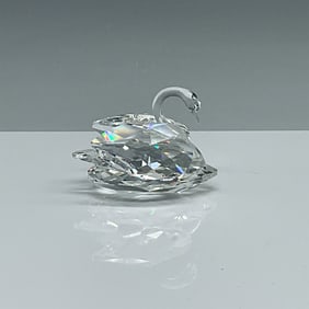 Swarovski Crystal Figurine, Swan, Silver Crystal Edition