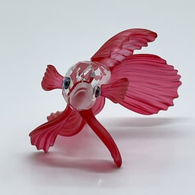 Swarovski Crystal Figurine, Siamese Fighting Fish