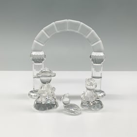 Swarovski Crystal Miniature Nativity Set with Box