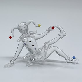 Swarovski Crystal Jester Figurine with Original Box