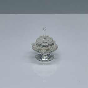 Swarovski Crystal Figurine, Birthday Cake SCS