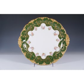 Jean Pouyat Limoges France Porcelain Decorative Plate