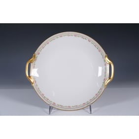 Limoges Old Abbey Handled Cake Plate