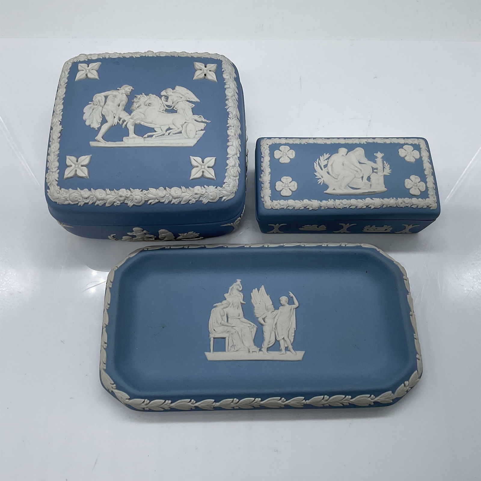 3pc Wedgwood Jasperware Grouping (1 of 3)