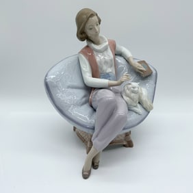 Lladro Porcelain Figurine ? A Quiet Evening, #6638