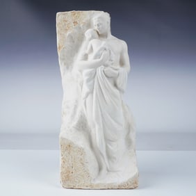 Lladro Porcelain Figurine, Fatherhood Mural 1013036