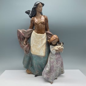 Lladro Porcelain Figurine, Waiting for Father 1012252