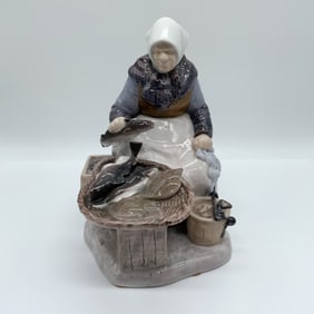 Bing & Grondahl, "Lady Fishmonger" Figurine, No. 2233