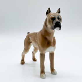 Hutschenreuther Porcelain Boxer Dog Figurine