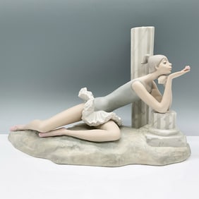 Rare Spanish Porcelain Figurine, Contemplation Lady Ballet