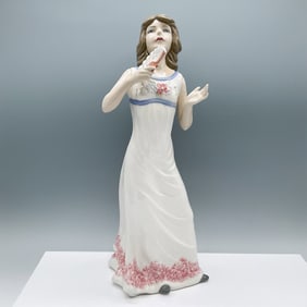 Spanish Porcelain Figurine, Woman with Fan