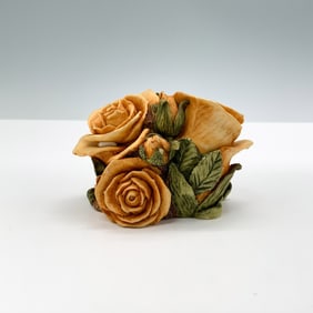 Harmony Kingdom Figure Box, Double Yellow Rose, 1998