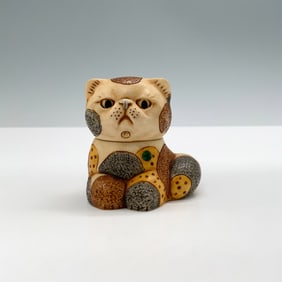 Pot Bellys Figure Box Emerald 2002 Cat Figurine