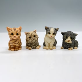 4pc Pot Bellys Figure Boxes, Dexi, Fluffly, Jojo, and Tabs