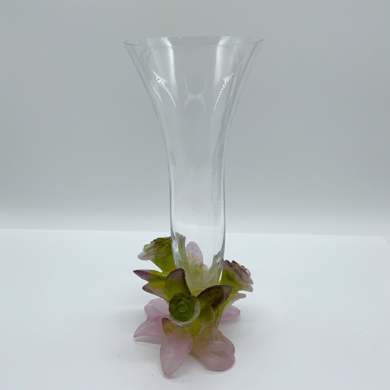 Daum Crystal Vase with Floral Base (1 of 4)